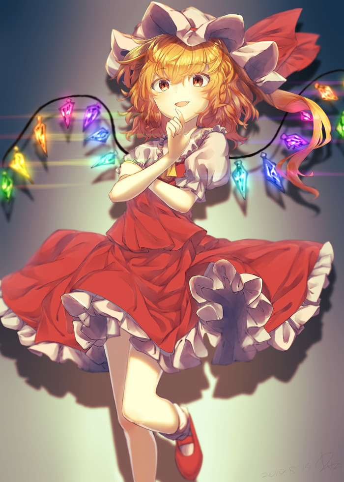 Flandre Scarlet - Touhou, Anime Art, Аниме, Flandre Scarlet, Kisamu