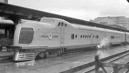 Trains of aerodynamic outlines: from M-10000 to Green Diamond. - Railway, Industrial Design, USA, Longpost, Diesel Train