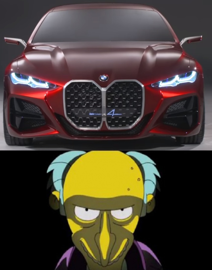 BMW 4 concept unveiled, there's something in it... - Bmw, The Simpsons