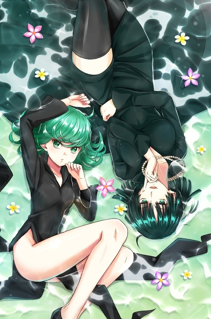 Two espers - Anime, Onepunchman, Anime art, Tatsumaki, Fubuki, 