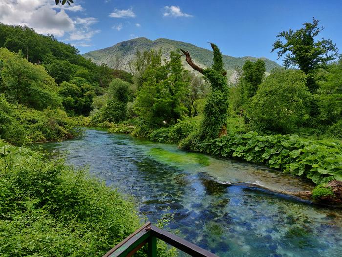 Karst source Blue Eye - Nature, beauty of nature, Albania, The photo