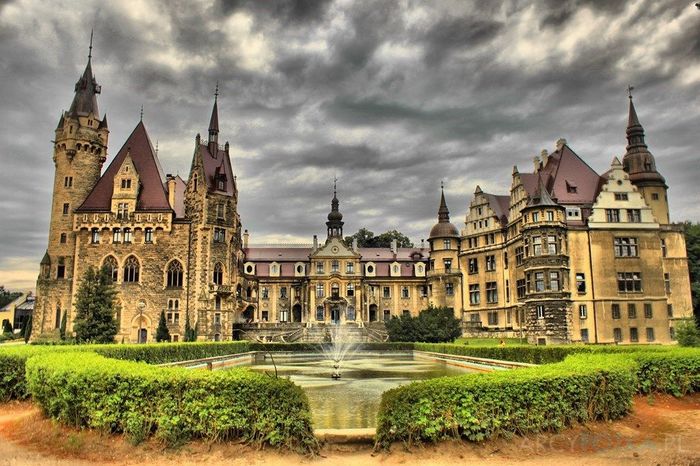 Moshnensky Castle - Lock, Poland, Architecture, Opole, The photo