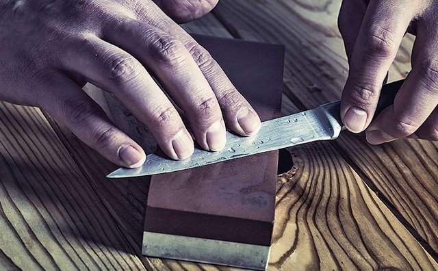 Sharpening and dressing any knife is sharper than a razor: the bluntest knife cuts paper like clockwork - My, Knife, Sharpening, It's time to sharpen knives, Longpost