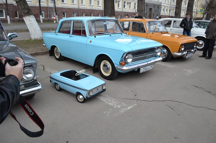 Pedal Moskvich after restoration - Moskvich, Pedal machine, Toys, Restoration, Longpost, Drive2