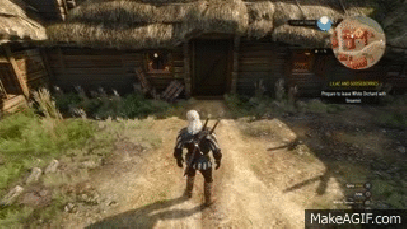 Steal, kill, don't forget about the geese - Witcher, The Witcher 3: Wild Hunt, GIF