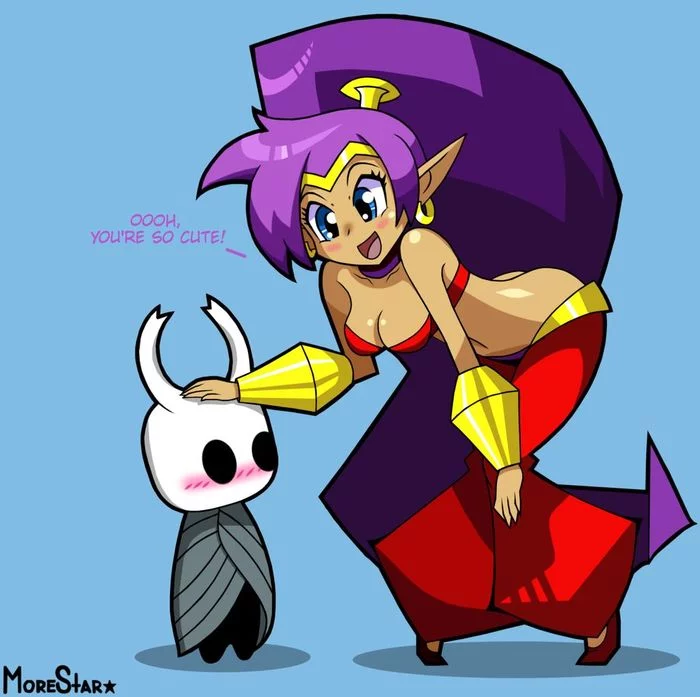 Blessing of Shantae - My, Shantae, Games, Crossover, Hollow knight, Game art