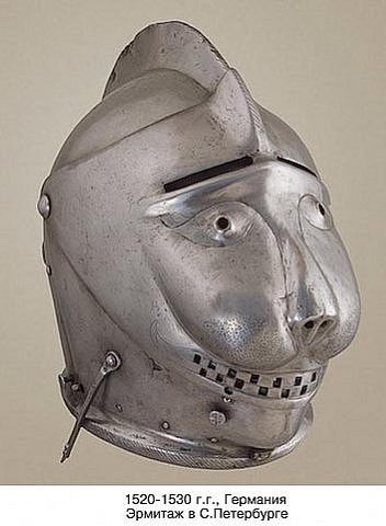 Cat, Face of Death, Armored Cap - or a post about unusual helmets. - My, Weapon, Armor, Helmet, Renaissance, Longpost