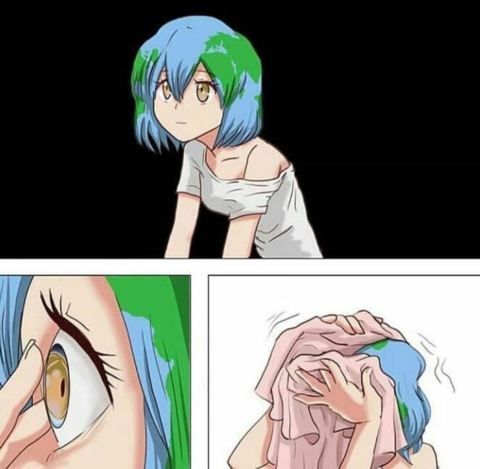 No earth chan, don't - Anime, Memes, Earth-Tian