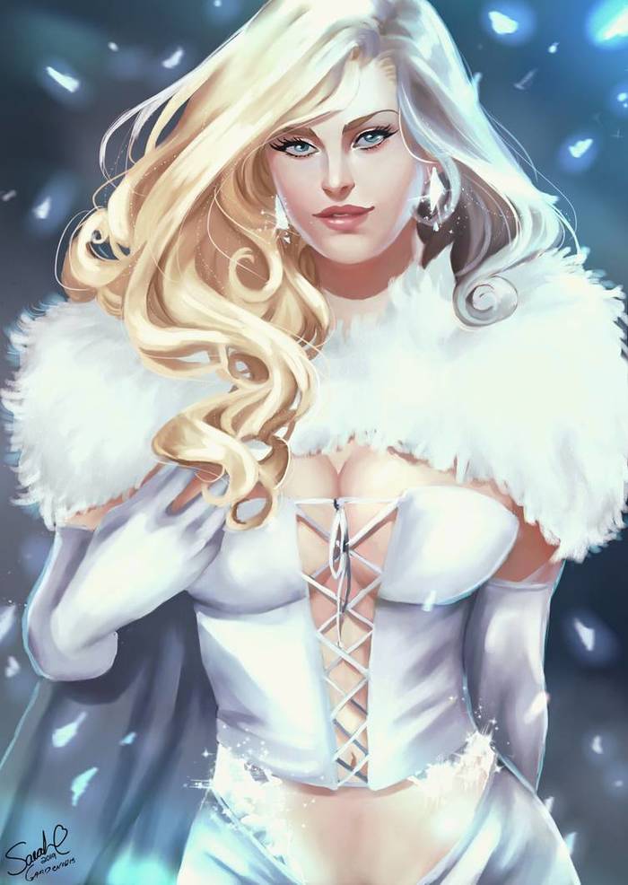 Emma Frost - DeviantArt, Рисунок, Арт, Marvel, Люди Икс, Эмма Фрост, Forty-Fathoms Art