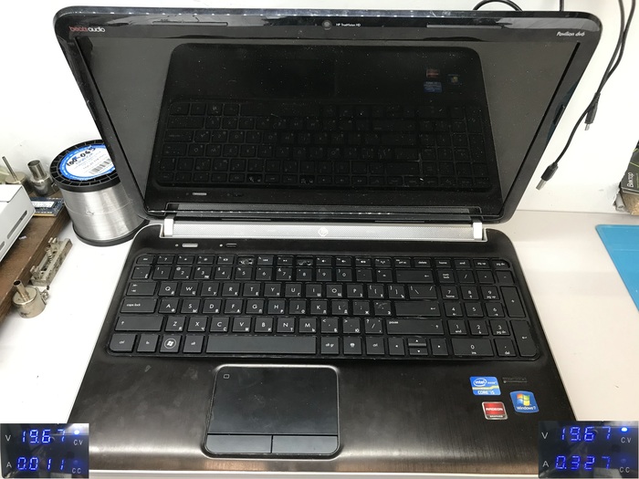 A laptop that has gone through many battles ... Repair hp dv6-6b54er after several services. - My, Laptop Repair, Repair, Hewlett Packard, Mat, Longpost, Service, Bad service