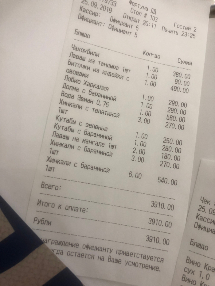 The most expensive position in a Georgian cafe - My, A restaurant, Failure, Cafe, Kitchen, Relaxation, Water, Hopelessness