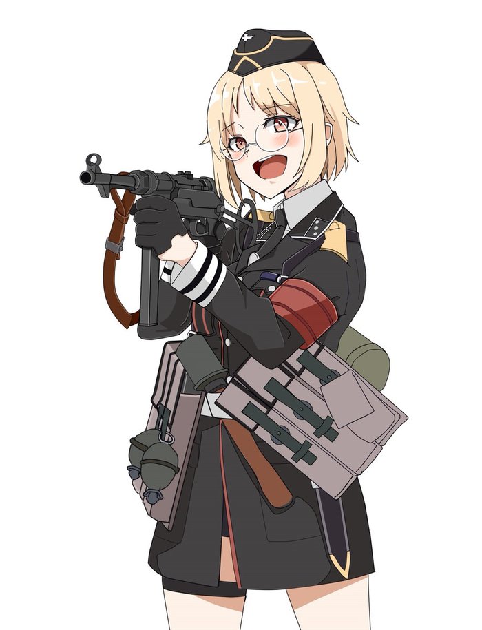 Auf Wiedersehen, Negev:-) - Girls Frontline, Mp40, Аниме