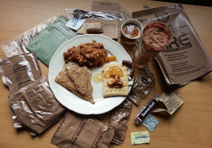 American irp mre tasting - My, Mre, Irp, Dry ration, , Food, Fishing, Hunting and fishing