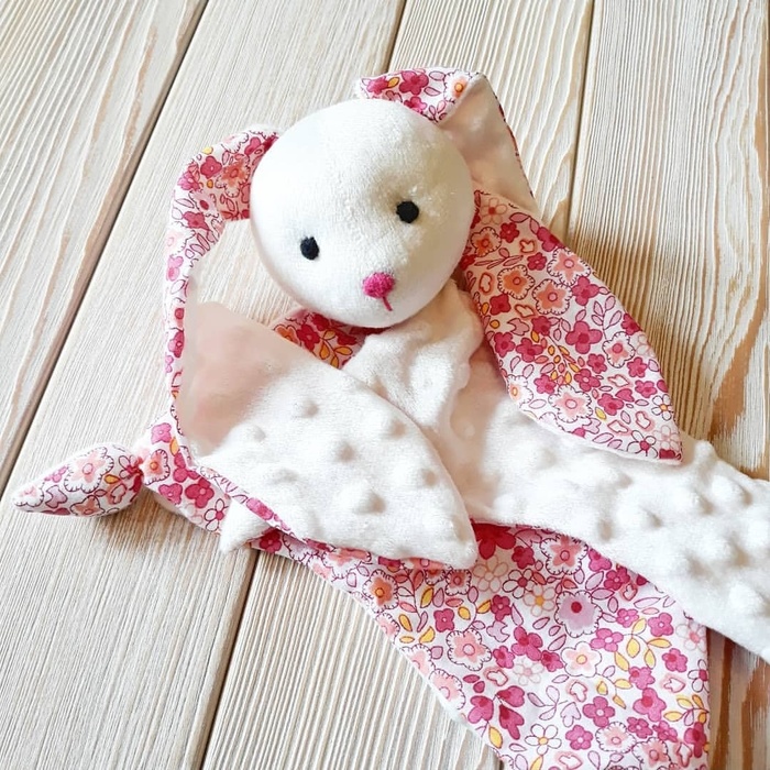 Comforter bunny Mom's tenderness - My, Comforter, Plush Toys, Soft toy, Needlework without process, Author's toy