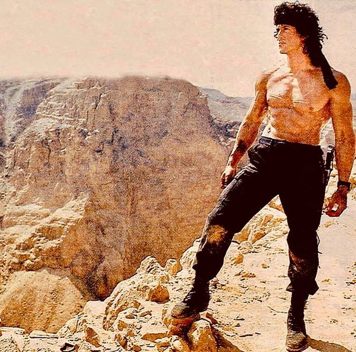 Great trip through time. I loved playing this character with every cell of my body. Thanks again... - Rambo, Celebrities, Instagram, Interesting, Sylvester Stallone, Actors and actresses, Photos from filming, Longpost