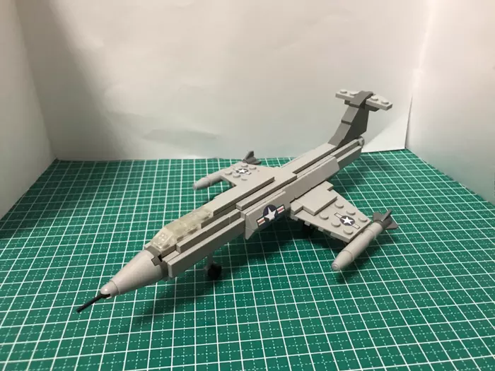 Lockheed F-104 Starfighter - My, Aviation, Lego, Models, Miniature, Longpost