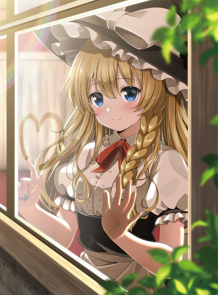 Kirisame Marisa , Anime Art, Touhou, Kirisame Marisa, Yuuka Nonoko
