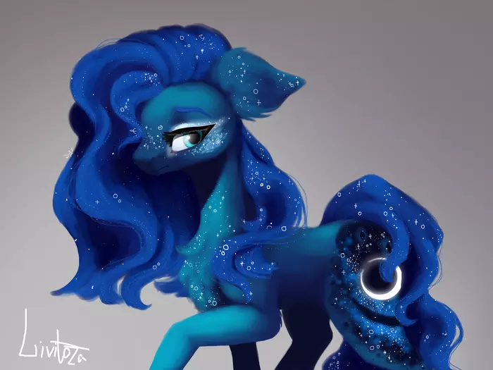 Without wingBY Livitoza - My, My little pony, Princess luna, Livitoza