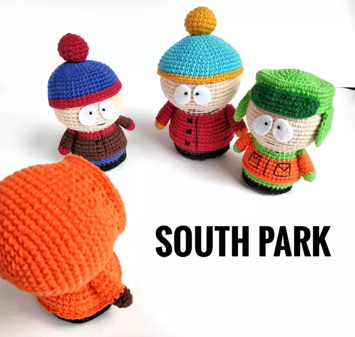 South Park - My, South park, Amigurumi, Knitting, Kenny McCormick, Animated series, Friday tag is mine, Needlework without process, Creation, Longpost