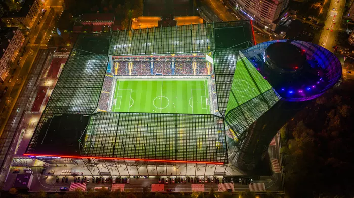 VEB Arena, Moscow - My, Stadium, Bird's-eye, Drone, Football, CSKA, Moscow, View from above