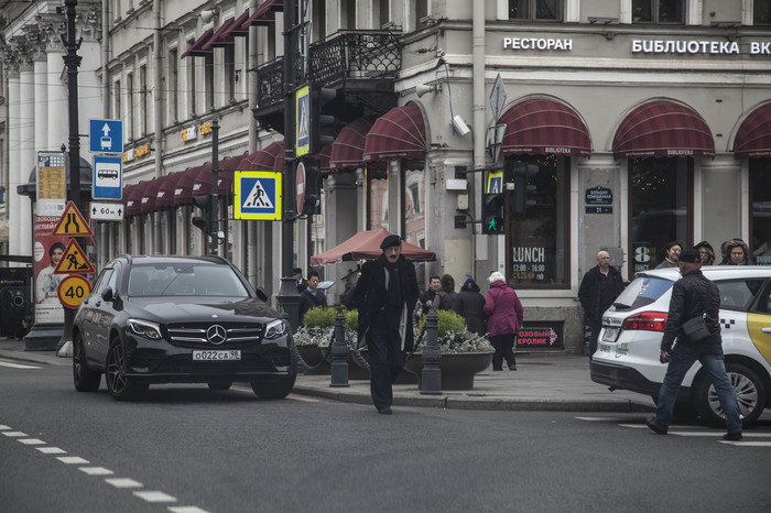 About Boyarsky and his parking - My, Mikhail Boyarsky, Saint Petersburg