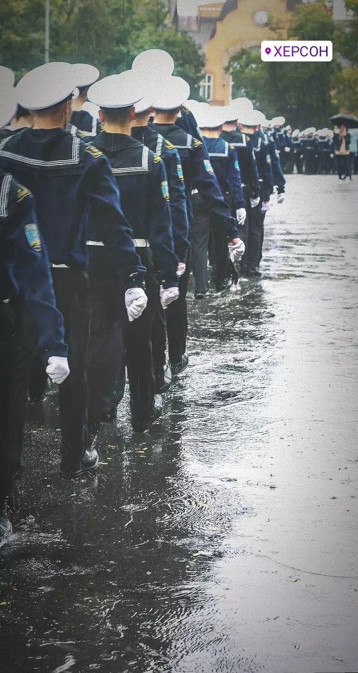 Dedication! The oath is accepted And the weather is not a hindrance - The photo, Sailors, sailor, Kherson