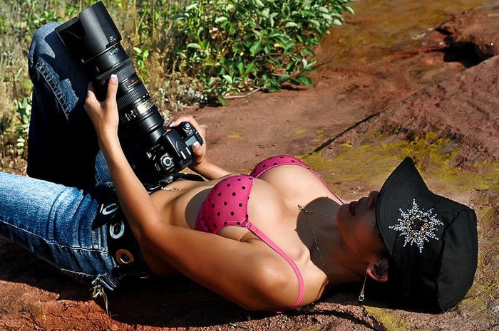 С фотокамерой Девушки, Фотограф, Фотокамера, Фотография, Длиннопост