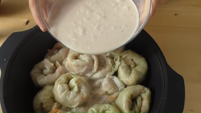 Frozen cabbage rolls - My, Cooking, Food, Recipe, Other cuisine, Cabbage rolls, Preparation, Yummy, Video, Longpost, Video recipe