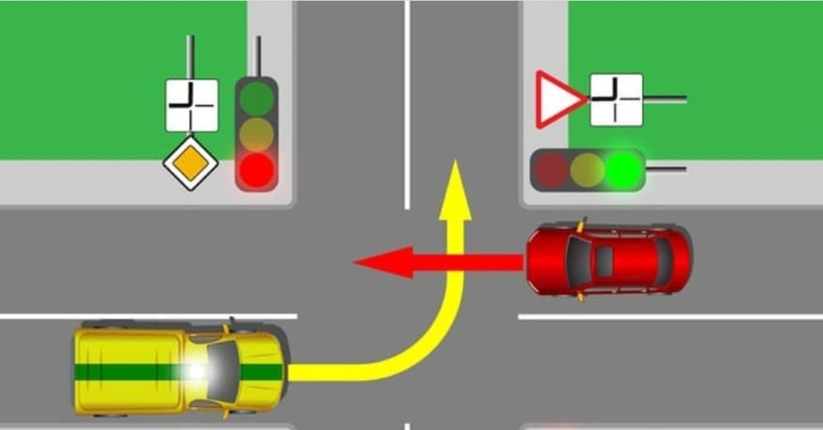 Зеленый автомобиль проедет перекресток. Перекресток со светофором. Кто проедет перекресток первым. Кто должен проехать перекресток первым. Знак главной дороги на перекрестке со светофором.