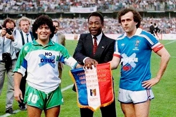 Maradona against drugs and Platini against corruption - Football, Diego Maradona, Michel Platini