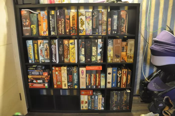 My little collection. - My, Board games, Rack, Collection