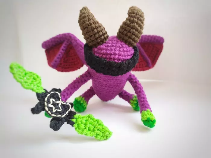 You are not MRGLGR!!!! - My, World of warcraft, Warcraft, Amigurumi, Wow, Knitted toys, Blizzard, Longpost