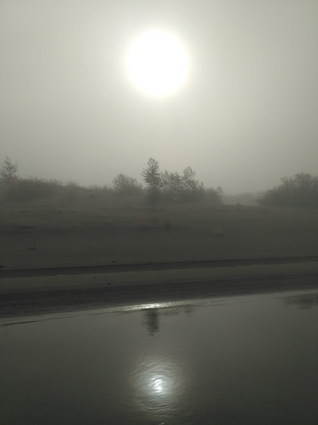 Fog and Volga - My, The photo, Volga river, Fog, Morning, Good morning, Nature, Longpost