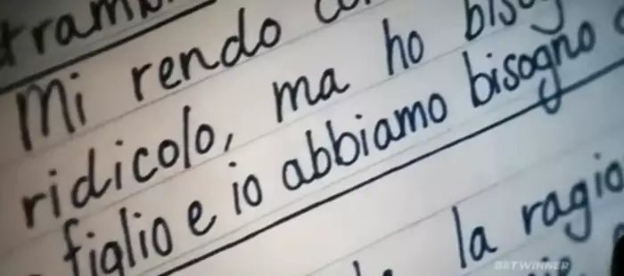 Google translation of a letter from the mother in the Joker movie, and more. - My, Joker, Screenshot, Screen, Italian, Unclear, Translation, Longpost