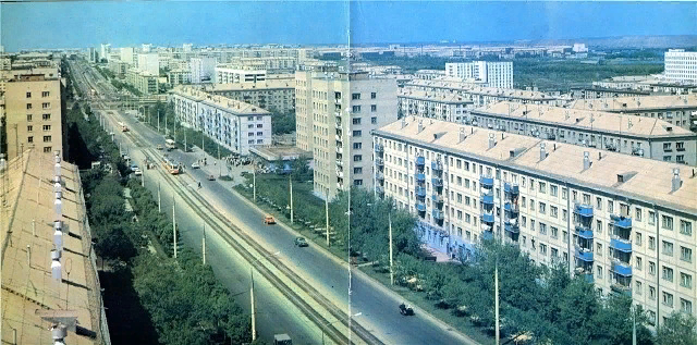 Magnitogorsk old photos from the past. - Past, The photo, Memories, Magnitogorsk, Town, A life, People, The street