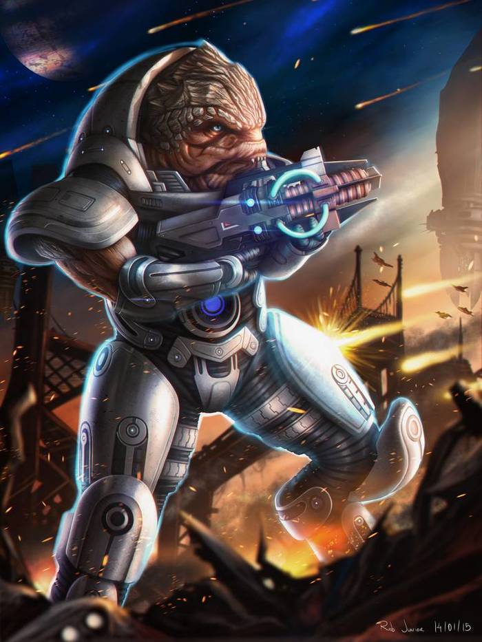 Mass Effect - Grunt - Grunt, Mass effect, Art