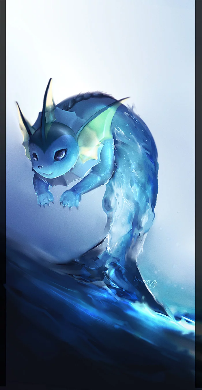 Acid Armor - Pokemon, Vaporeon, Water, Art, Mnstrcndy