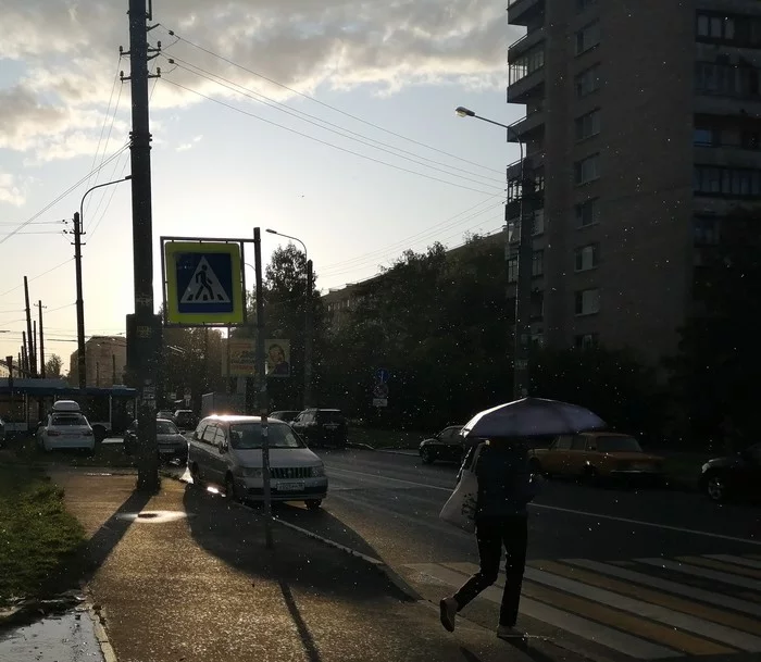 Погода в Питере... - Моё, Картинки, Красота, Санкт-Петербург, Погода