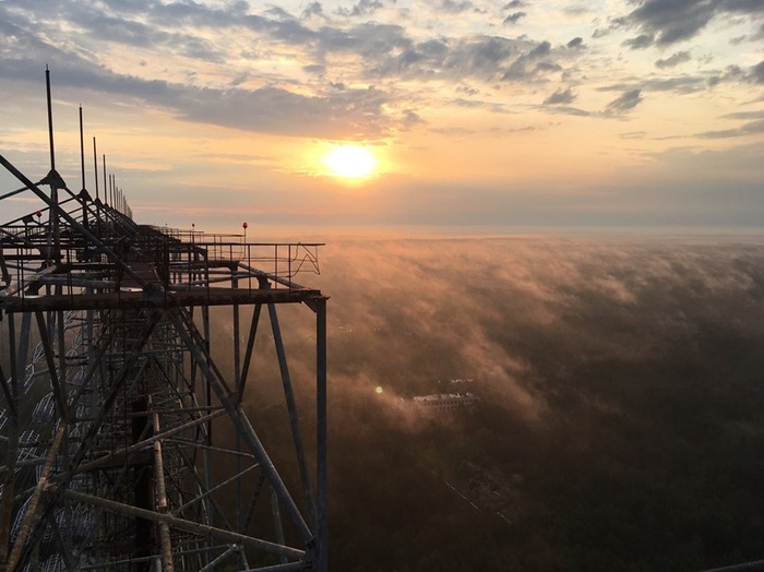 РЛС Дуга в тумане