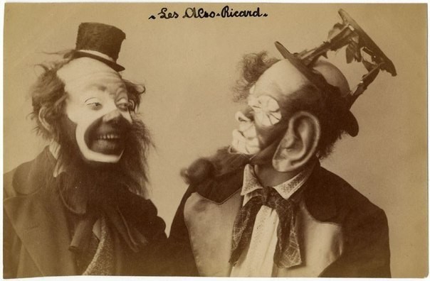 Clowns 1900-1930 - scary clown, Clown, Retro, Longpost