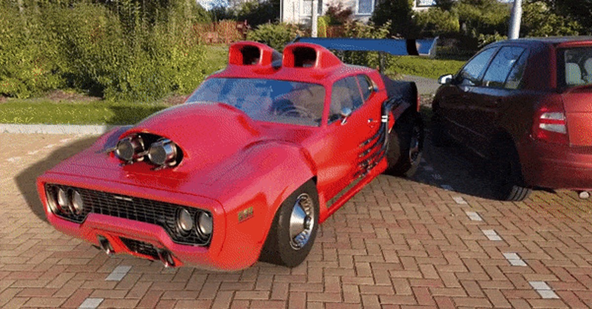 Like a toy. - Auto, Car, Tuning, GIF