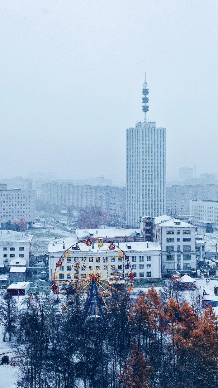 Hello winter (; - My, Arkhangelsk, Dji, Winter, Quadcopter