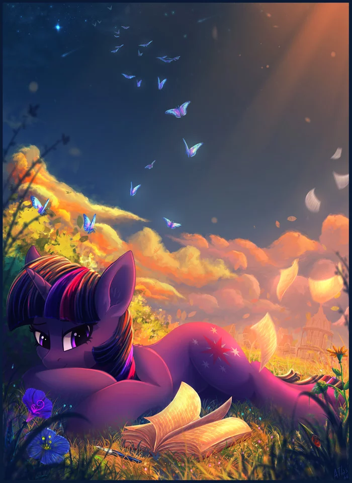 Twilight travels in a dream - My Little Pony, PonyArt, Twilight sparkle, Atlas-66