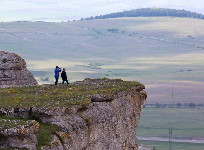 A resident of Crimea fell from a 40-meter cliff, but survived - My, Crimea, Simferopol, State of emergency, Incident, The rescue, news