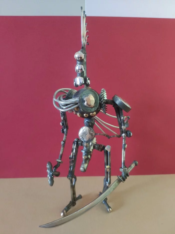 Spartan robot - My, Robot, Needlework without process, With your own hands, Longpost