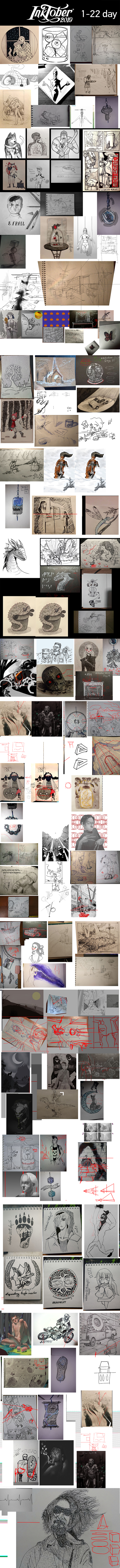   ,  -  ,        - &quot;InkTober 2019&quot;