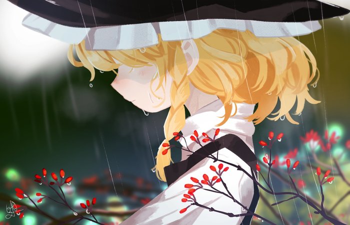 Kirisame Marisa , Anime Art, Touhou, Kirisame Marisa