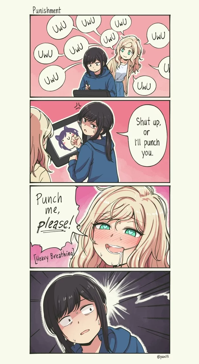 Damn perverts - Comics, Anime art, Paxiti