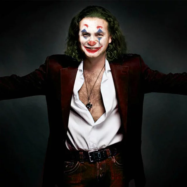 Our answer to the Joker - My, Agutin, Leonid Agutin, hop hey lalalei, Joker, Where does the Joker get scars from?, Photoshop, Comics, Movies
