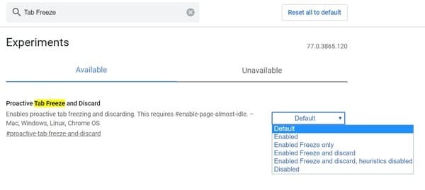 Новая функция «Замораживание вкладок» для Chrome Google Chrome, Google, Длиннопост